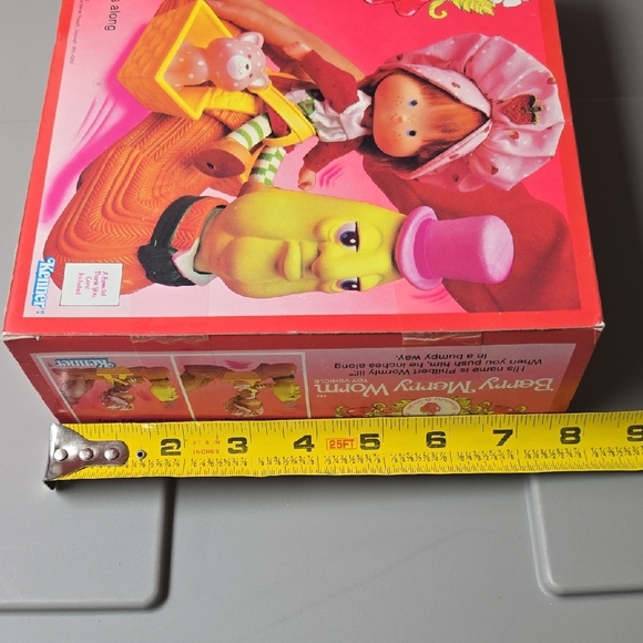 Strawberry Shortcake Berry Merry Worm Toy Vehicle 1980s Vintage - Picture 7 of 7